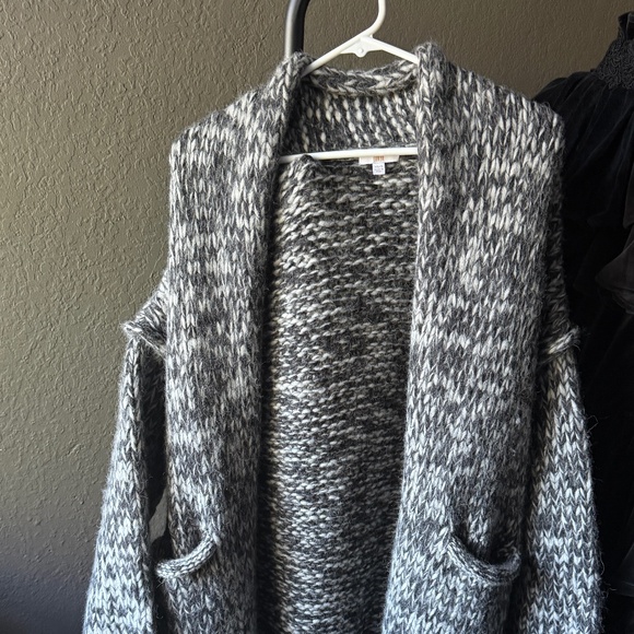 Lofty Wool Whip Stitch Coatigan - Picture 2 of 3